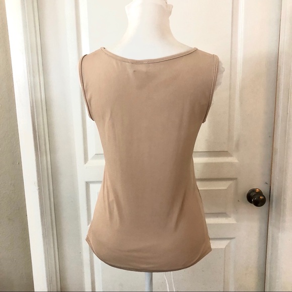 3/$20 Celly K gold sequin sleeveless blouse - Picture 3 of 6